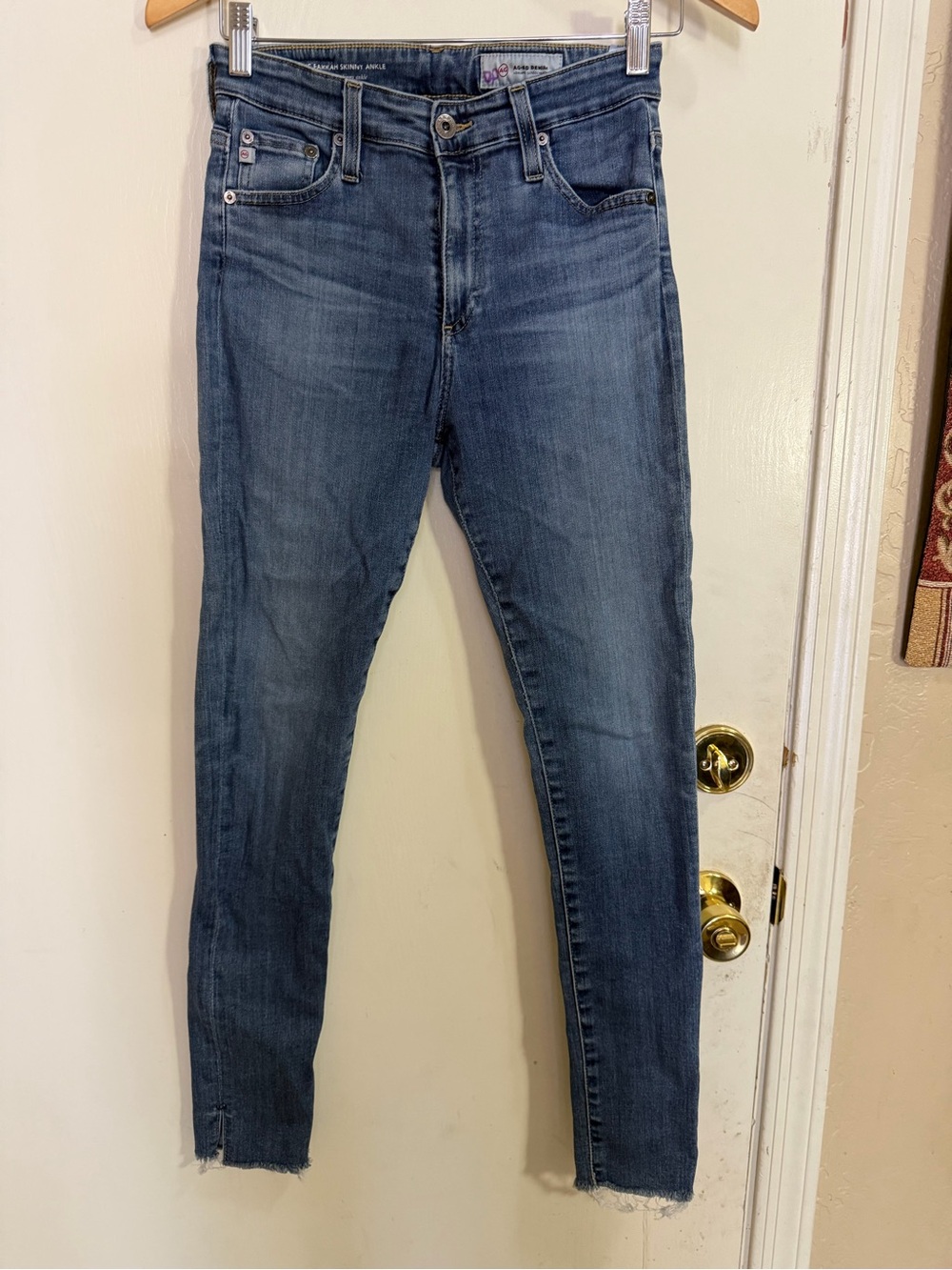 AG Adriano Goldschmied Women's Jeans 27R Blue (207)